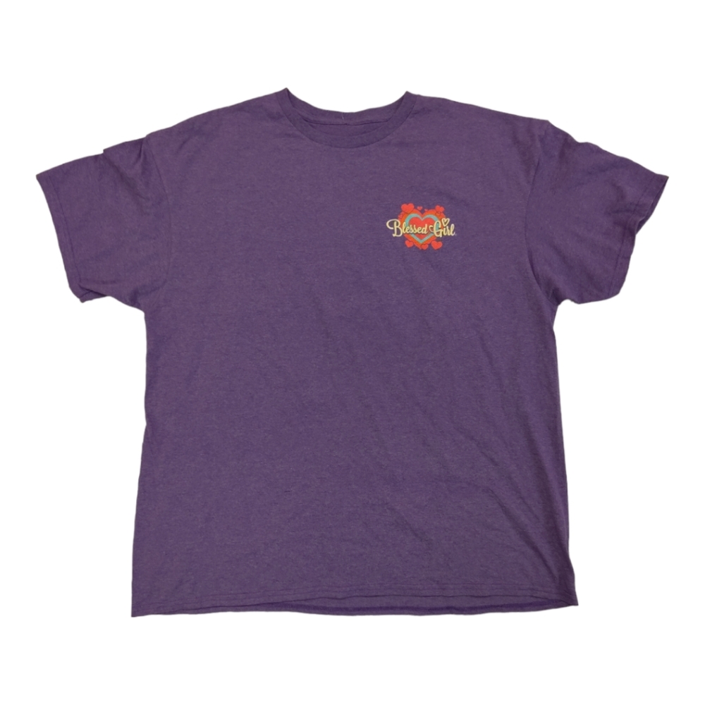 Blessed Girl Womens T-Shirt Love One Another